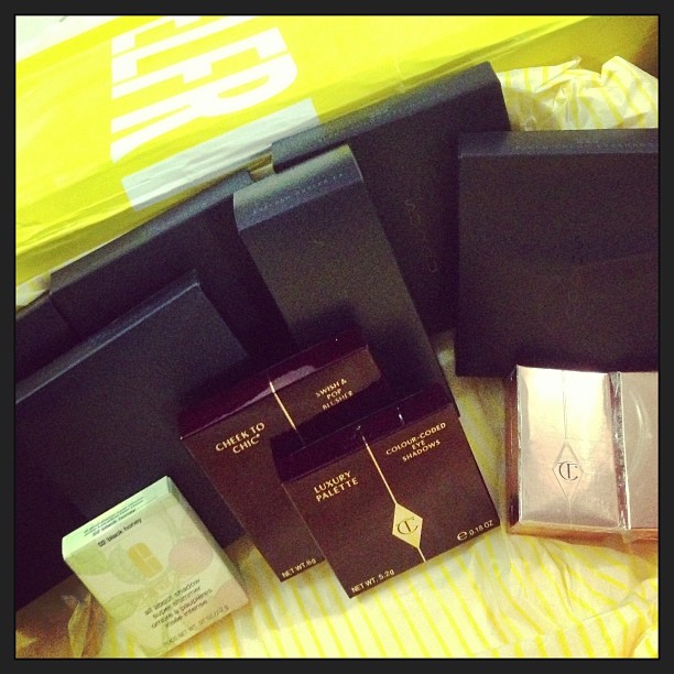 A load of Suqqus & Charlotte Tilbury landed from London! @jolenechis @nonno_sg @winniemh @loveforskincare @lunalunaface