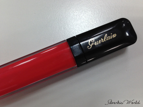 Guerlain Gloss D'enfer 420 Rouge Shebam closeup