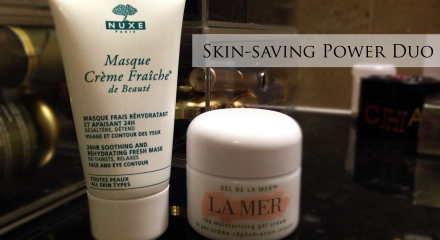 Nuxe Masque Creme Fraiche & La Mer Moisturizing Gel Cream