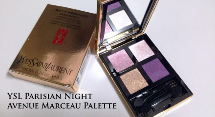YSL Parisian Night Pure Chromatics Collectors Palette Avenue Marceau palette for Holiday 2013