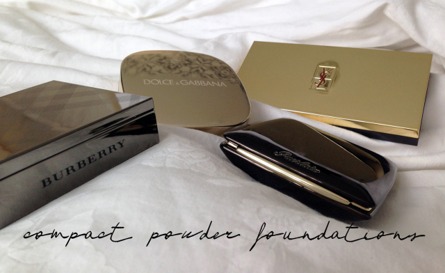 Compact powder foundations