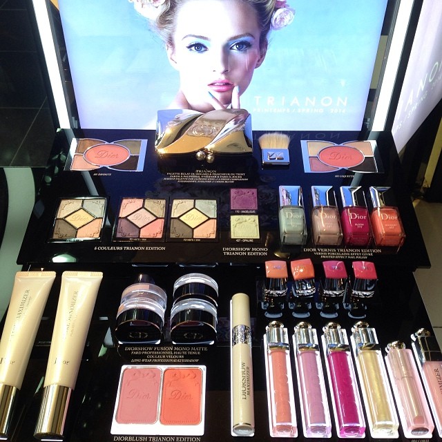 #Dior Trianon #spring2014 collection is sneaking at a counter near you!!