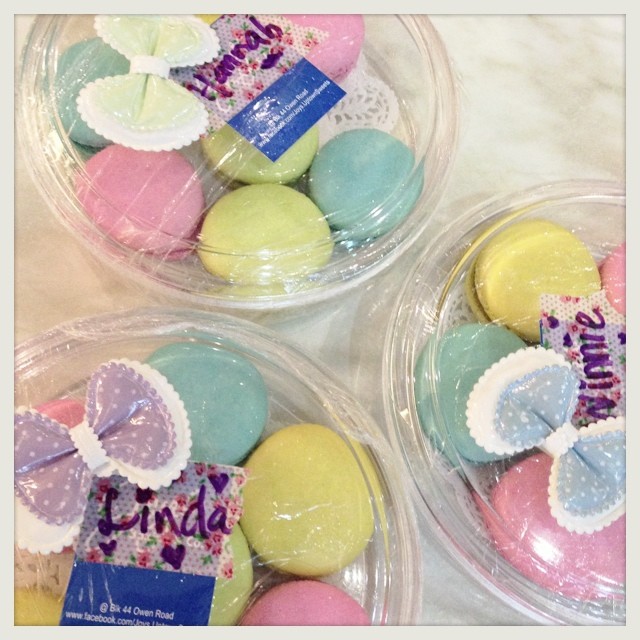 The much-awaited much-coveted macarons!!! @jolenechis yours is here!!!! Thank you so much for your sweetness @loveforskincare 😘😘😘