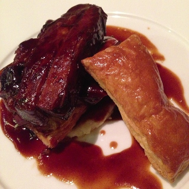 There's no more beef cheek, so in comes the braised belly instead!!