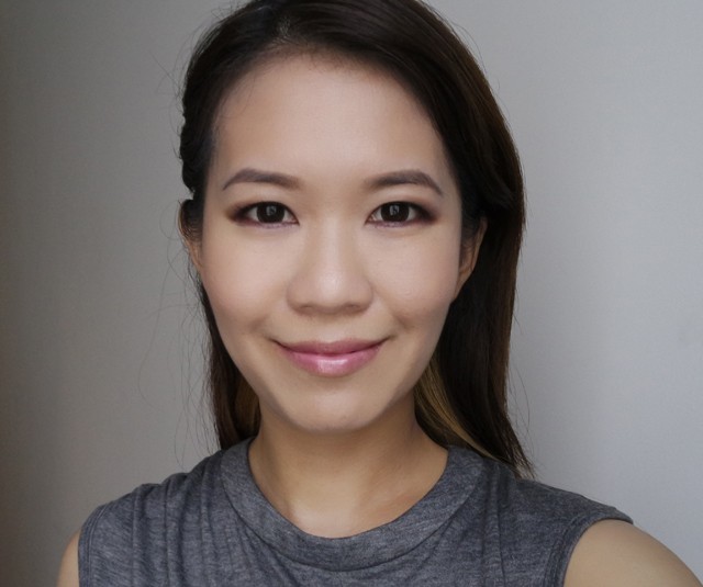 Makeup look featuring Dior Addict lipstick in 553 Smile