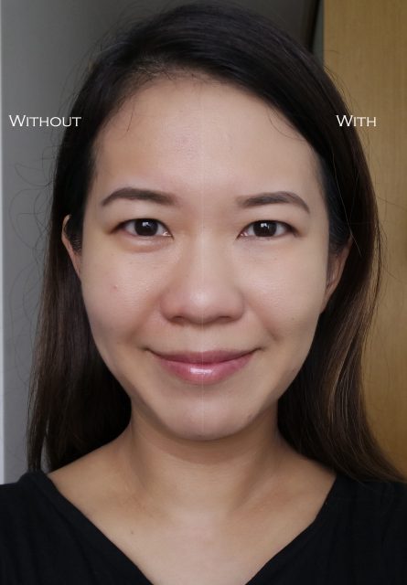 YSL Touche Eclat Le Cushion before after comparison